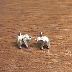 Jewelry - Silver Elephant Earrings!! So cute!! Jewelry - Silver Elephant Earrings!! So cute!!